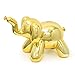 Made By Humans Balloon Elephant Money Bank, Cool and Unique Ceramic Piggy Bank with High-Gloss Finish, Gold