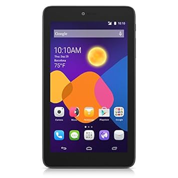 Alcatel Pixi 3 (7) 4 GB schwarz – Tablets (Mini-Tablet, Android, Tablet, Android 4.4, schwarz, IEEE 802.11b, IEEE 802.11 g, I