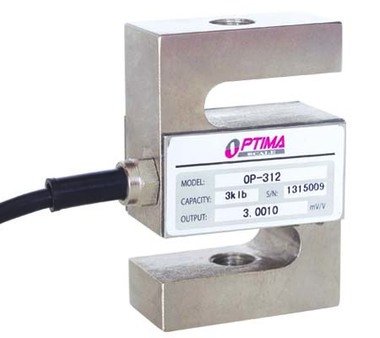 Load Cell, Optima Scale 5,000 LBS NTEP S-Type Tension & Compression OP-312-5K
