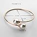 LovEnter 18K Rose Gold plated big pearl bracelet