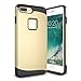 iPhone 7 Plus Case, Snugg Apple iPhone 7 Plus Dual Layer Slim Cover [Infinity Series] Protective Bumper Shell Skin – Gold