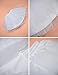 Remedios Kids Mini 3 Layers Wedding Flower Girl Petticoat/Underskirt/Crinoline, Child (waist ca.20-28inch) White