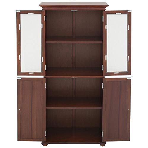 Home Decorators Collection Hampton Harbor 25 in. W Linen Cabinet in Sequoia