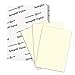 Springhill 8.5” x 11” Cream Colored Cardstock Paper, 250 Sheets (1 Ream) – Premium Lightweight Cardstock, Vellum Printer Paper with Textured Finish – 097000R, Letter (8.5x11)