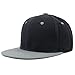 The Hat Depot 1300 Premium Quality Plain Flat Snapback Baseball Cap