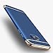 Coohole Electroplate Hard Shockproof Case Cover for Samsung Galaxy S7 Edge, Blue