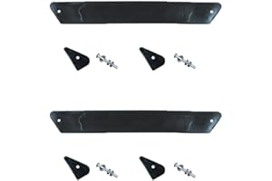 YUANHOLUMID 2Pcs Black Stroller Footrest Replacement Adjustable Stroller Extension Footboard Strollers and Accessories for Pushchair Seat Liners, Stroller Connectors Accessories (37cm)