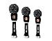 FINGER TEN Pom Pom Golf Club Head Covers Knit for Driver Fairway Hybrid Wood, Vintage Black Blue Pink 1 3 5 Men Women Set