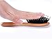 Boar Bristle Hair Brush for Men/Women/Kids - Mini German Natural Beech Wood Professional Detangler Hairbrush for Pocket/Purse/Travel, Giftbox Included