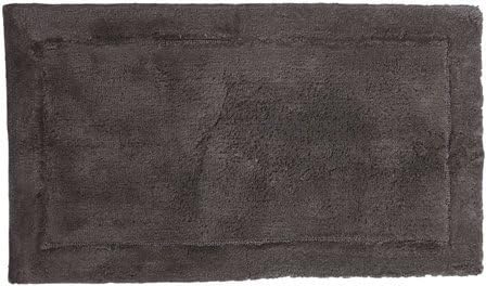 HygroSoft Fast Drying and Absorbant Bath Rug, 27 by 45-Inch, Pewter
