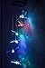 Lainin Solar Powered Wind Spinner Color Changing Wind Chime Lamp Mobile For Home Outdoor Decoration (Dragonfly)