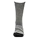 Feetures! Men's Elite Merino+ Cushion Crew, Gray + Pacific Blue, medium