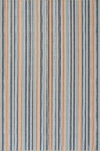 Dash & Albert Tyne Blue Striped Machine Printed Washable Rug, 7'6"x9'6" at Amazon