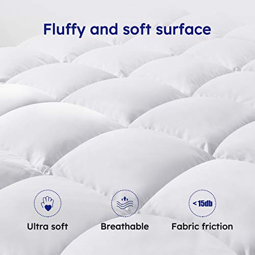 DOWNCOOL Feather Bed Mattress Topper California King Pillow Top