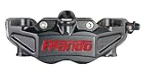 FRANDO ISI-02 Radial 108mm Mount Caliper Black Hard Anodized 32/32mm 4 Titanium Piston Single