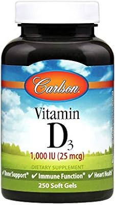 Carlson labs vitamin d 1000 iu 250 Soft Gel (088395014529)