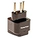 Brazil Plug Adapter For TYPE N Plug - Travel Adapter Works With Brazilian Electrical Power Outlets