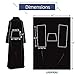 Solaris Wearable Blanket with Sleeves for Adults, Softness Comfort Warmth Fleece Gift for Women Men, Snuggy Body Throw TV Blanket for Home Office Lounge, Gift for Your Lover