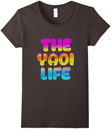 Womens The yaoi life shirt Medium Asphalt