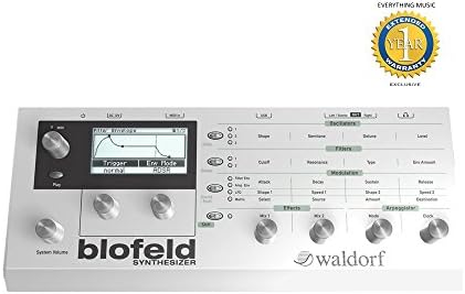 Waldorf Blofeld Digital Desktop Synthesizer Module White with 1 Year EverythingMusic Extended Warranty Free