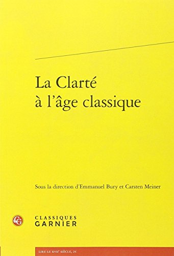 La  clarté à l'âge classique
