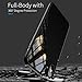 iPhone Xs Max Case, Tempered Glass Flip Metal Magnetic Adsorption Case with Glass Screen Protector (Gifts) for Apple iPhone Xs Max 6.5 Inch 2018 （Black）
