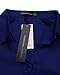 ZANZEA Women's Off Shoulder Turn Down Collar Loose Cut Out T-Shirt Tops Blouse (US 6, Blue)