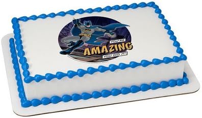 Amazon Com Batman Graduation Licensed Edible Cake Topper 37418