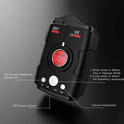 image for WLZLINE Speed Camera Detector, Voice Alert&Car GPS/Radar/Laser Speed A