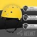 Yellow Jacket Certified Skateboard Helmet Certified Impact Resistance Ventilation Multi-Sport, Cycling, Skateboarding, Scooter, Longboard Helmet for Kids, Youth, Men, Women (Yellow Jacket, X-Small)