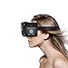 VeeR VR Cardboard 3D Virtual Reality Headsets for 360 Videos & Movies Compatible with Android, iOS & Windows Smartphones Within 3.5-6 inches (Black) - Inspired by Google Cardboard