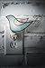 J Devlin Glass Art Blue Stained Glass Bird Night Light – Whimsical Nursery, Bedroom, or Bathroom Décor