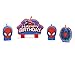 Spider-Man Birthday Candles, 4 Count, Party Supplies