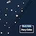 H.VERSAILTEX Blackout Curtains Kids Room Thermal Insulated Twinkle Stars Printed Curtain Draperies for Boys Girls, Sleep-Enhancing Magic Grommet Drapes, 2 Panels, Each 52x84-Inch, Navy