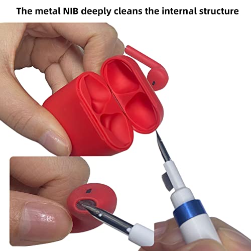 Earbud Cleaning Pen，Headphone Cleaning Pen for Multi-Function Cleaner Kit Soft Brush for Bluetooth Headphone Cleaning Pen Set Tool for Lego Huawei Samsung Mi Earbuds