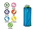 Vapur Collapsible Water Bottle With Carabiner, Compact Bottle Folds Flat For Hydration On The Go, Ideal for Traveling, Hiking or Camping, 34 Ounce, Blue, Pack of 1