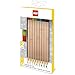 LEGO LE51515 9 Pack Coloured Pencils With Toppers, Assorted Colours