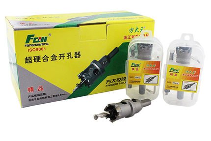 Generic 45mm : Carbide Tip HSS Drills Bit Hole Saw Set Stainless Steel Metal Alloy