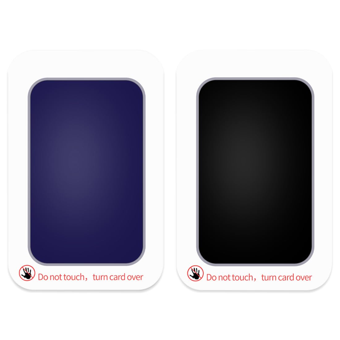 Baby Handprint and Footprint Kit, 2 Sets Baby Framed Photo Kit with 100% Clean-Touch Ink Pad for Newborn Baby, Baby Footprint Kit, Safe Non-Toxic for Feet and Hands, Black, Blue