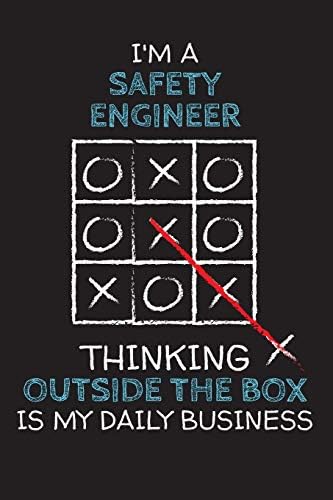 I'm a SAFETY ENGINEER: Thinking Outside The Box - Blank Dotted Job Customized Notebook. Funny Profession Accessories. Office Supplies, Work Colleague ... Retirement, Birthday & Christmas Gift. Paperback – 29 Jun. 2019