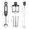 AIFEEL-Hand-Blender-800W-Turbo-ButtonLow-Noise-4-in-1-Stick-Blender-with-500ML-Food-Chopper600ML-Measuring-CupEgg-WhiskMilk-FrotherStainless-Steel-Blender-Blades AIFEEL Hand Blender 800W, Turbo Button/Low Noise, 4 in 1 Stick Blender with 500ML Food Chopper/600ML Measuring Cup/Egg Whisk/Milk Frother,Stainless Steel Blender Blades