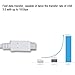 Willmart (Tm) For Samsung Galaxy S10, S10 Plus, S10e Type C USB 3.1 Sync Fast Charge And Data Transferring Cable 3 feet White Cord