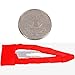 Elegant RED 6 Ribbon Clips Gift Set - Grippingly Classy Snap Clip for Girls and Women - Best for Silky, Fine, Thin or Thick Hair - Holds Style Without Tearing or Pulling