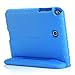 MoKo Samsung Galaxy Tab A 8.0 2015 Case - Kids Shock Proof Convertible Handle Light Weight Super Protective Stand Cover Case for Galaxy Tab A 8.0 2015 Tablet SM-T350, BLUE (NOT FIT 2017 Tab A 8.0)