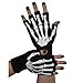 Fingerless Skeleton Bone Gloves