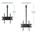 VEMOUNT TV Ceiling Mount Bracket Fits Most 26-50