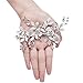 SWEETV Silver Rhinestone Bridal Hair Comb for Wedding, Hair Accessory Headpiece for Women, 1 Count