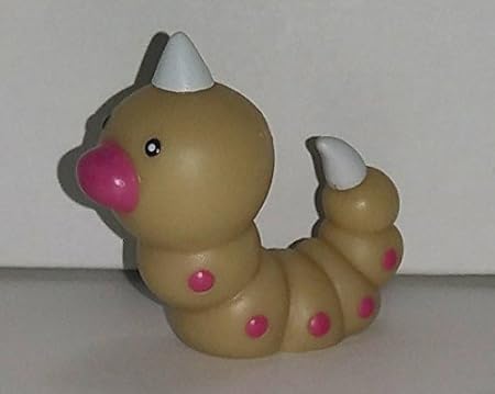 Amazon 指人形 ポケモンキッズ ビードル 色違い くすんだベージュ色 1997年 ソフビ人形 おもちゃ