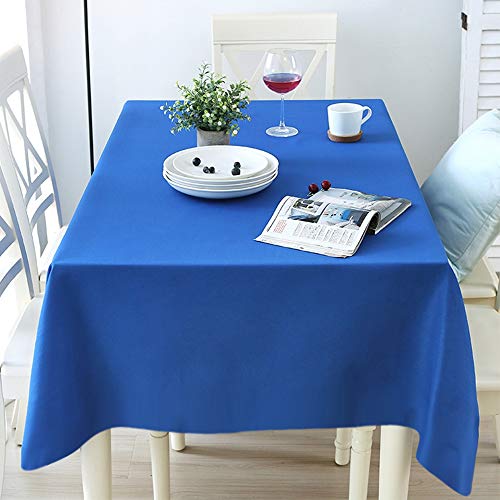 Plastic Tablecloths for Rectangle Tables - 6 Pack, Candywe Disposable Plastic Tablecloth 54 Inch. x 108 Inch. 6 to 8 Foot, Rectangle Plastic Table Cover for Parties Birthdays Weddings Picnics