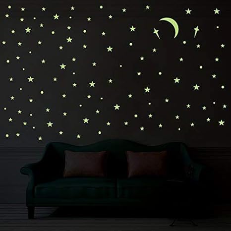 Amazon.com: PARLAIM 300 PCS Removable Glow in The Dark ...